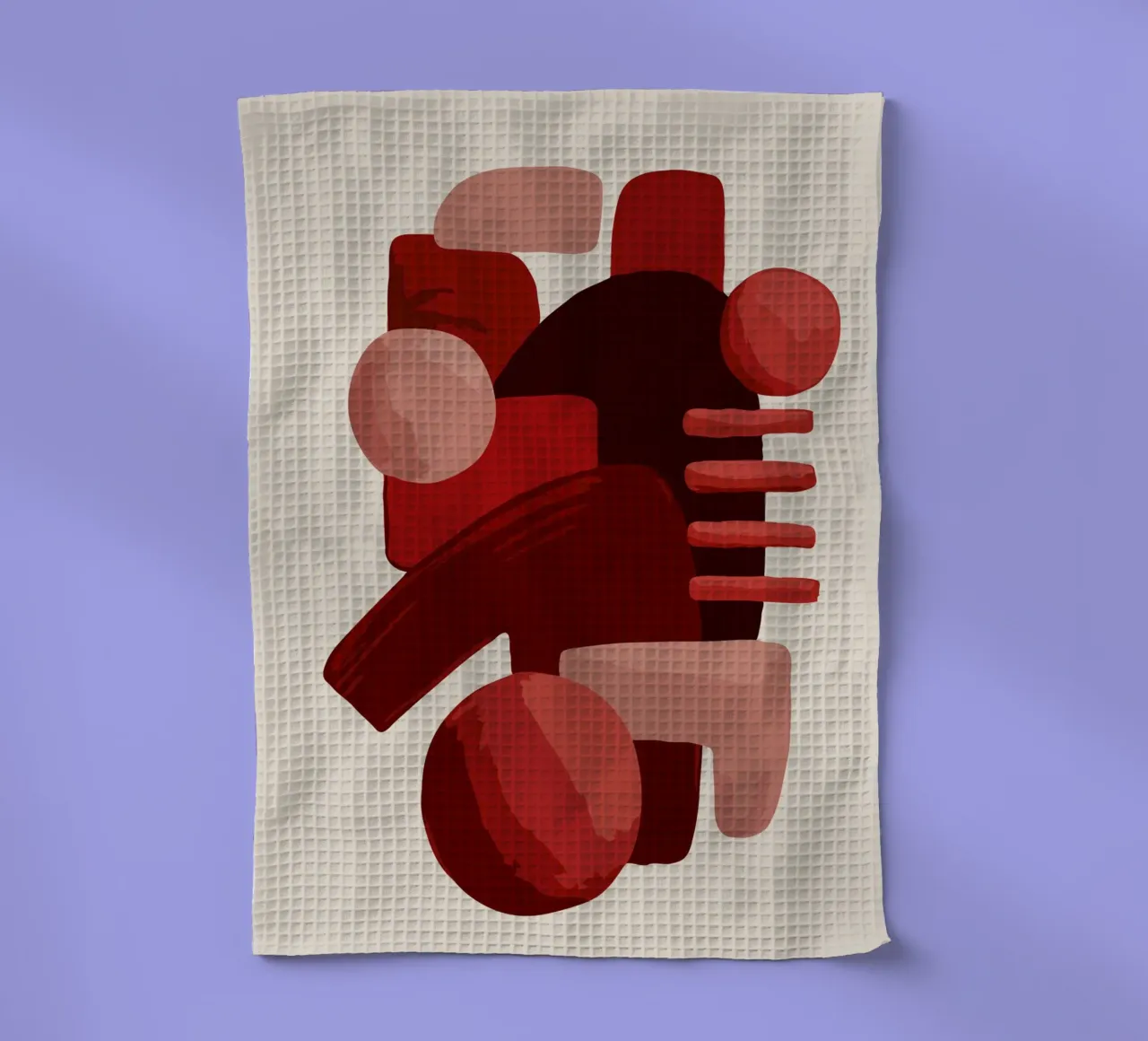 Abstract geometric shapes torchon de ramosashop