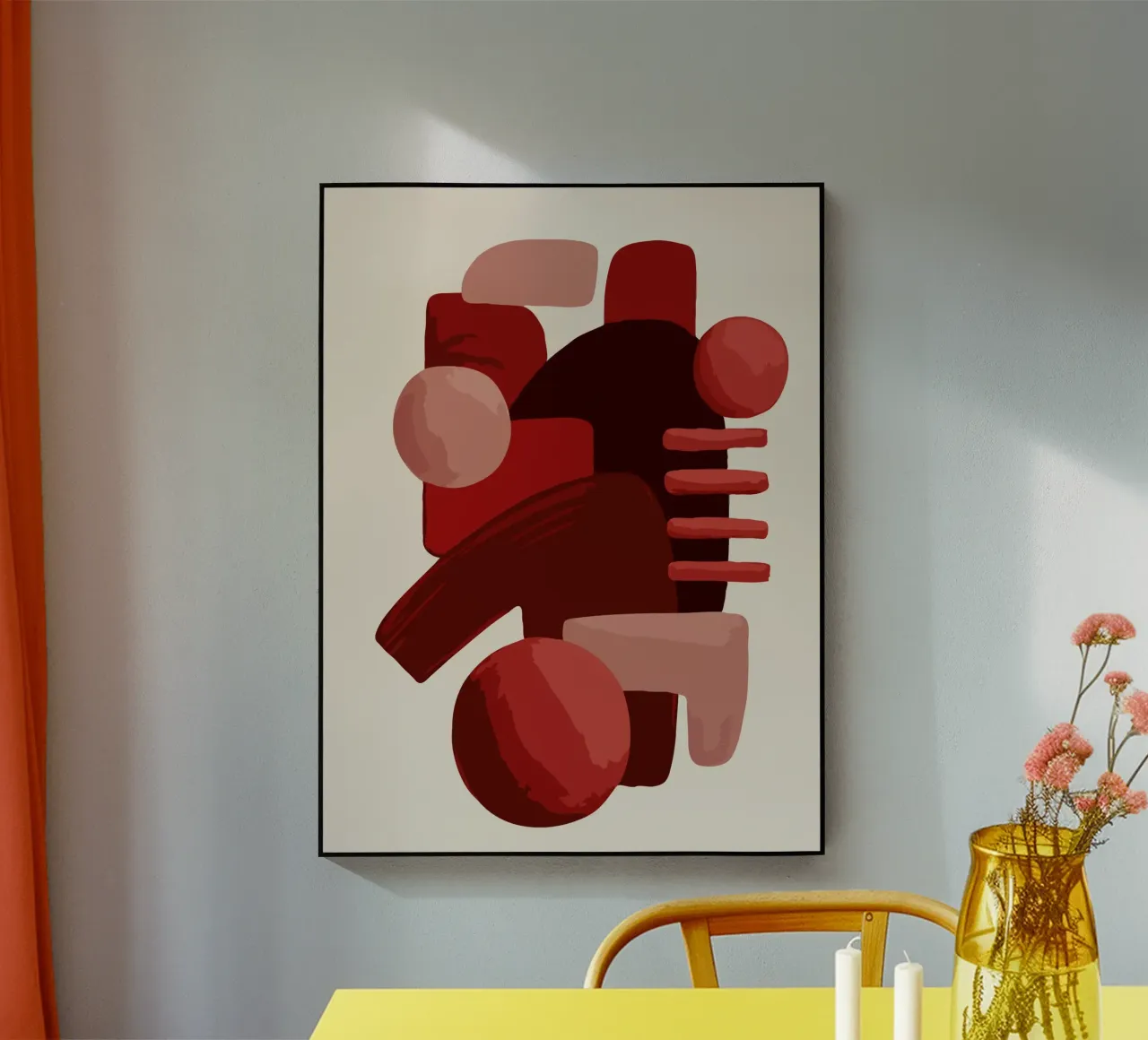 Abstract geometric shapes plexiglass da ramosashop