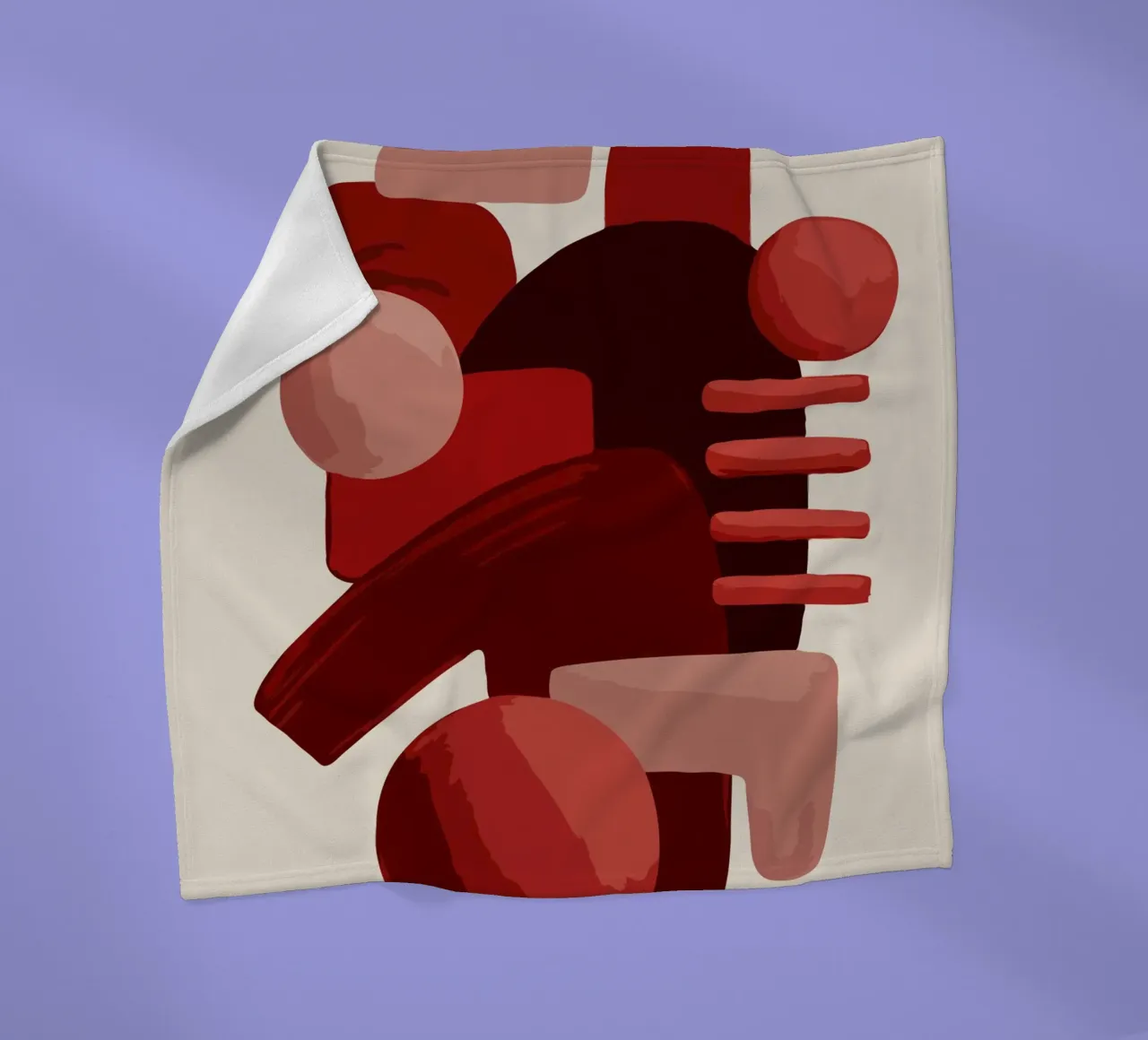Abstract geometric shapes coperta in pile da ramosashop