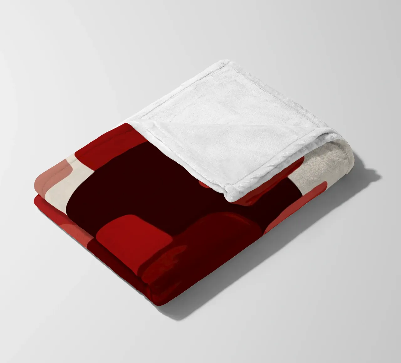Abstract geometric shapes coperta in pile da ramosashop