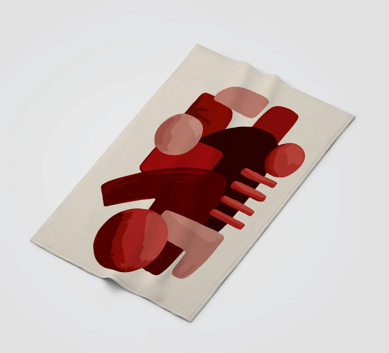 Abstract geometric shapes coperta in pile da ramosashop