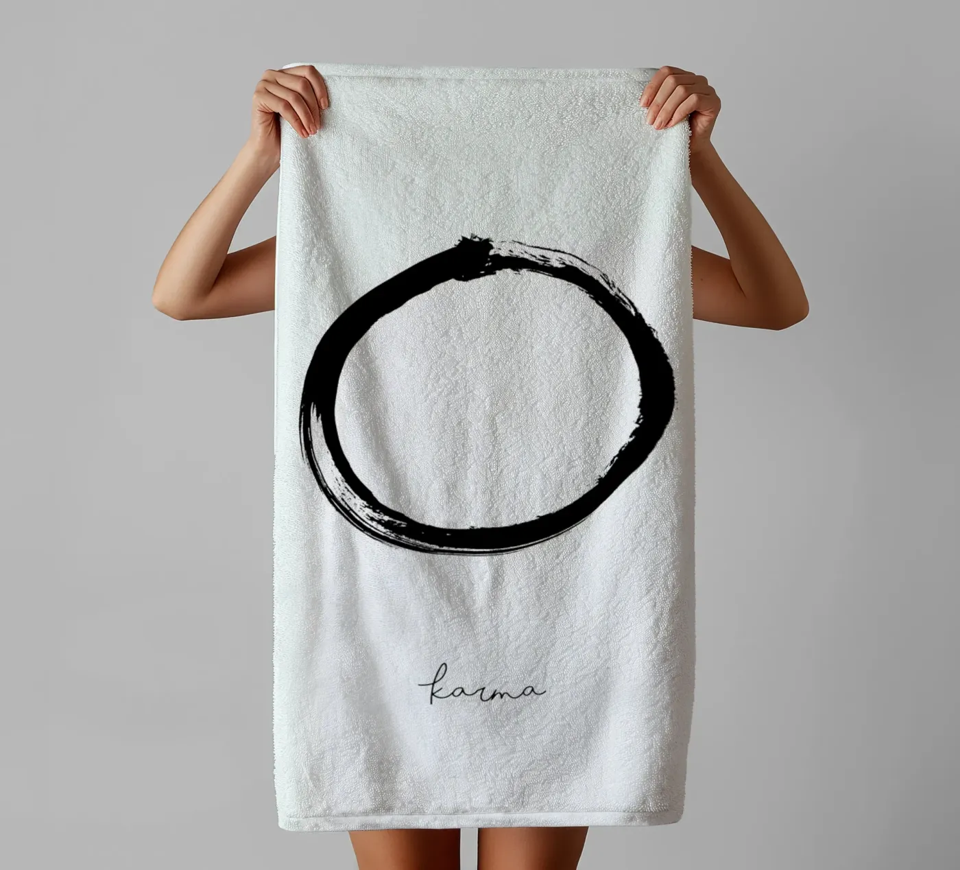 Karma badhanddoek van Honeymoon Hotel