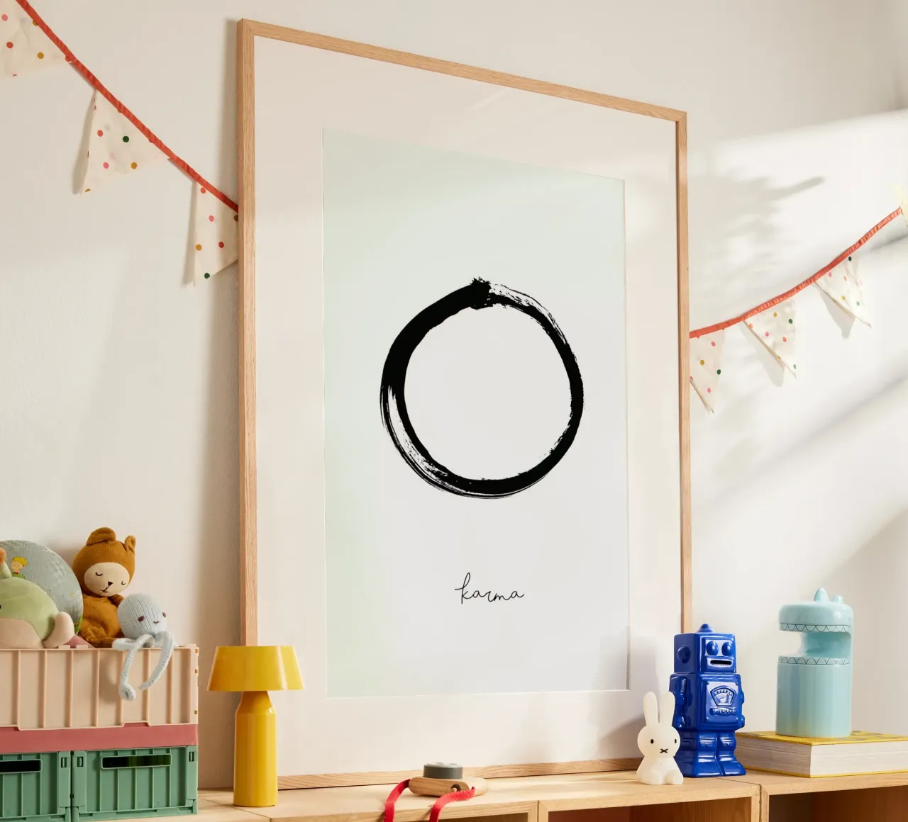 Karma poster con telaio in alluminio da Honeymoon Hotel