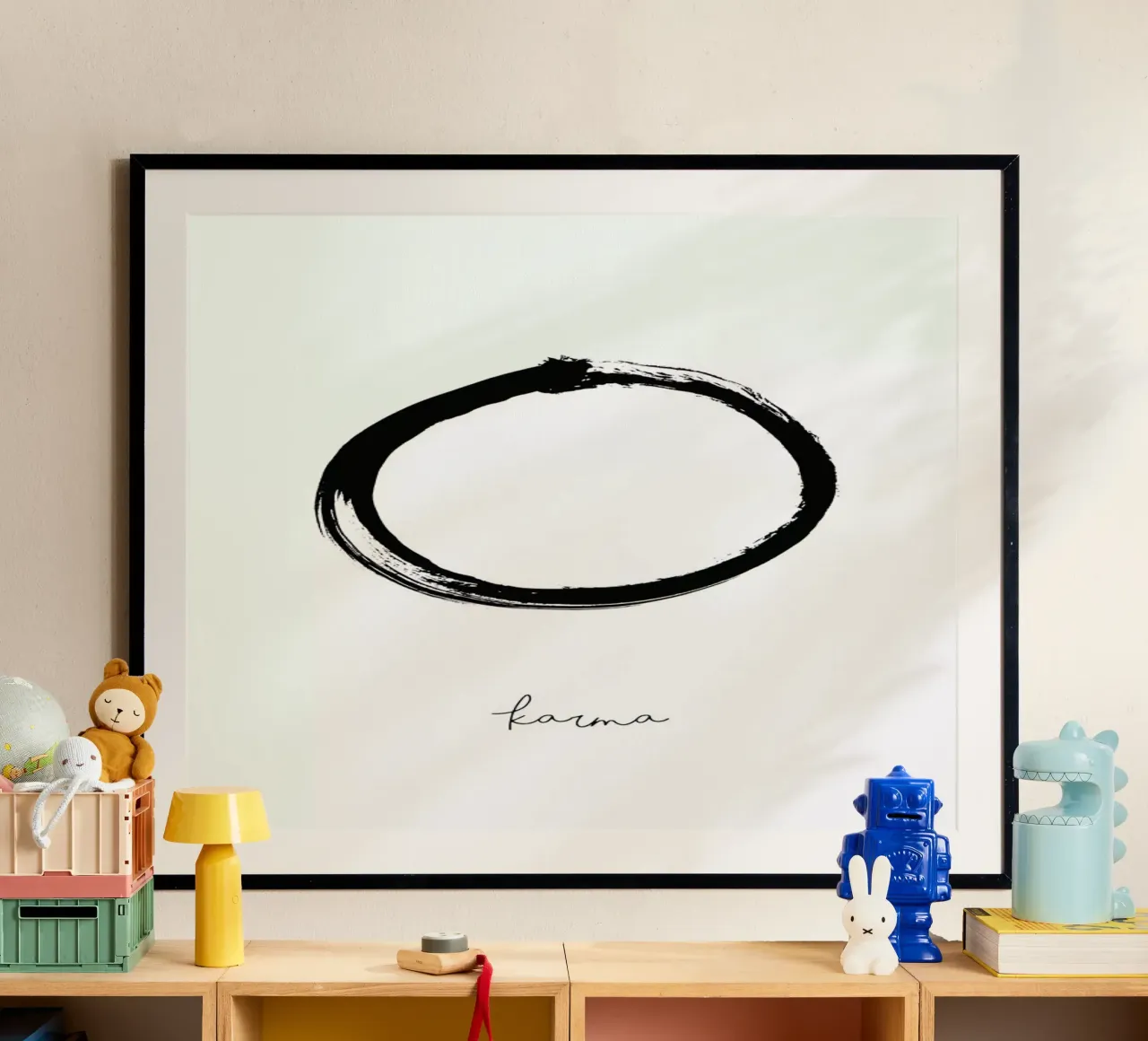 Karma poster con telaio in alluminio da Honeymoon Hotel