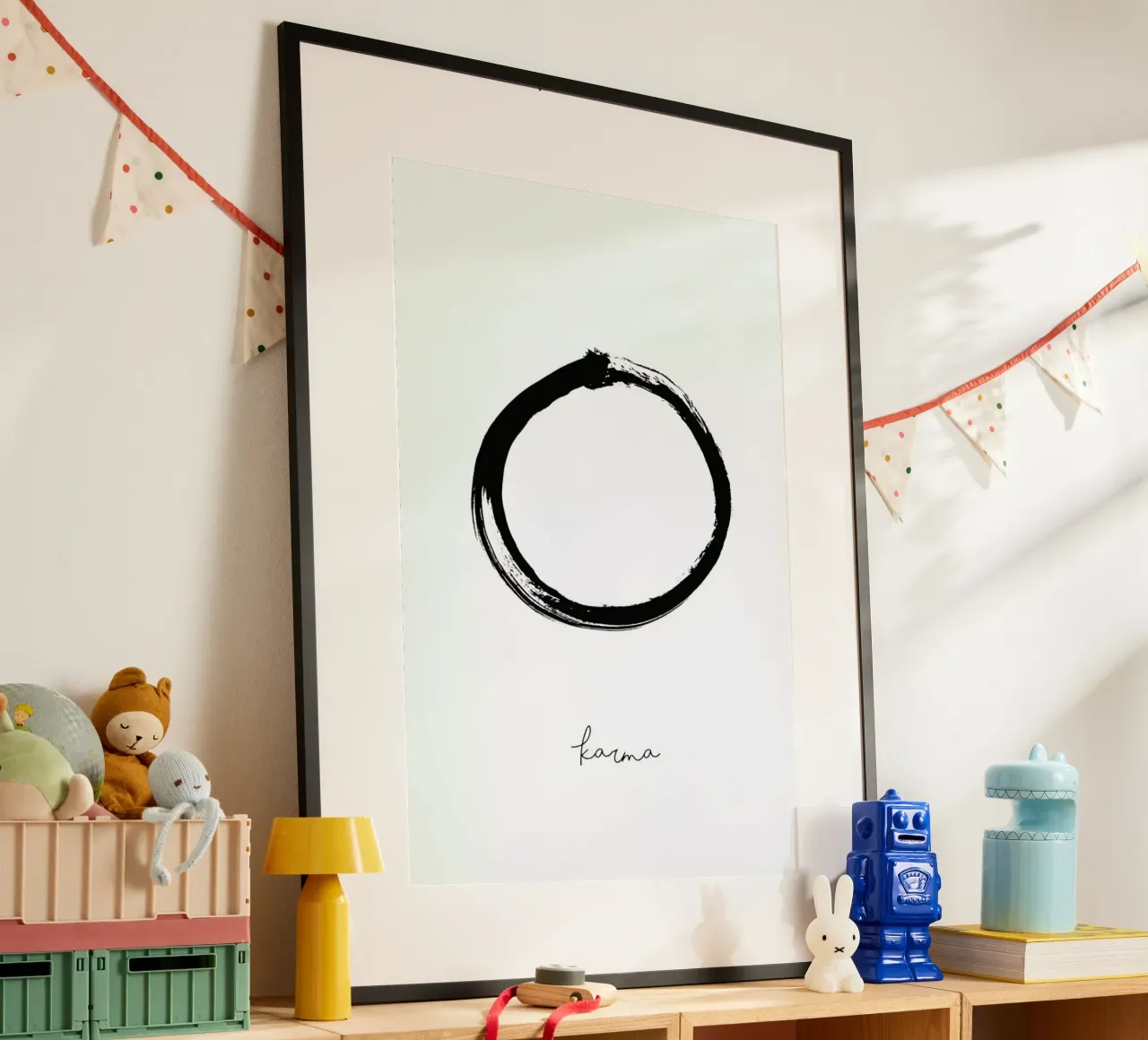 Karma poster con telaio in alluminio da Honeymoon Hotel