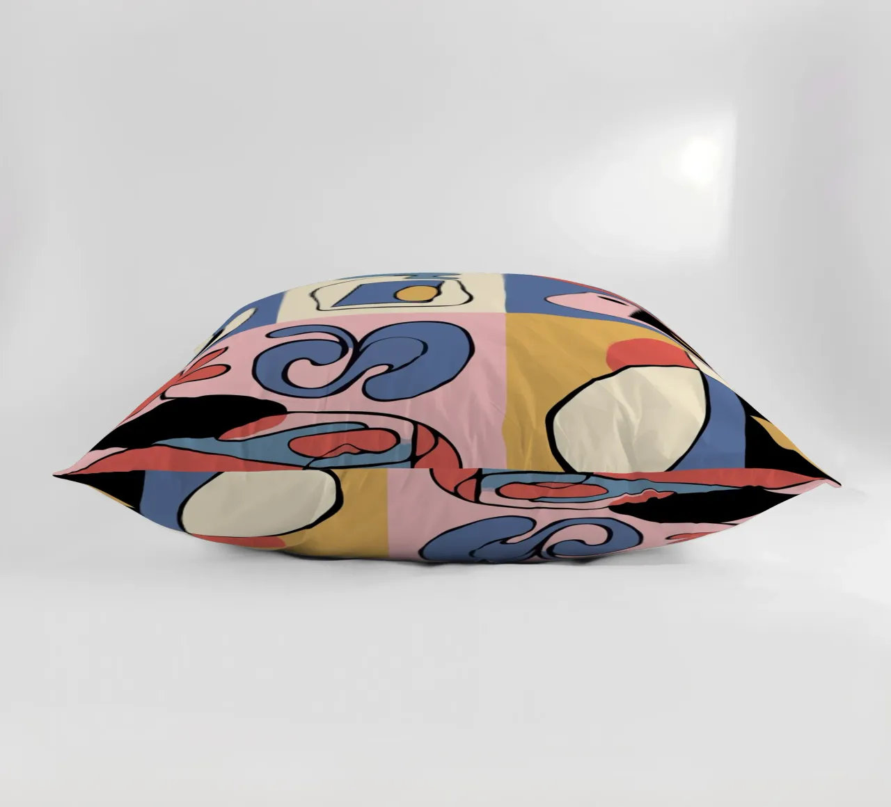 Bold abstract shapes cuscino da ramosashop