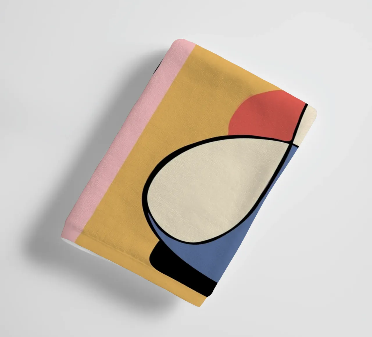 Bold abstract shapes asciugamano da bagno da ramosashop