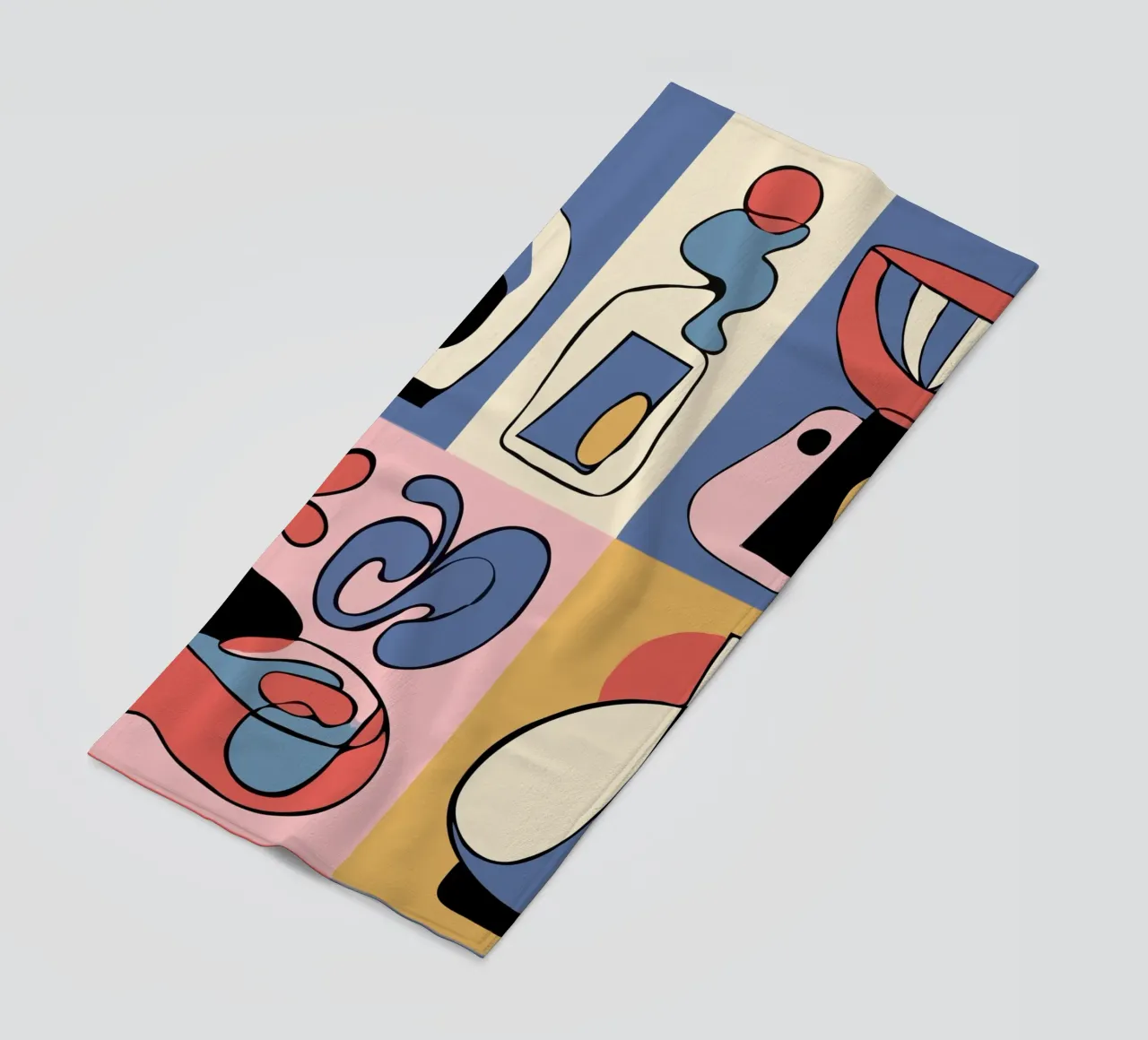 Bold abstract shapes telo mare da ramosashop