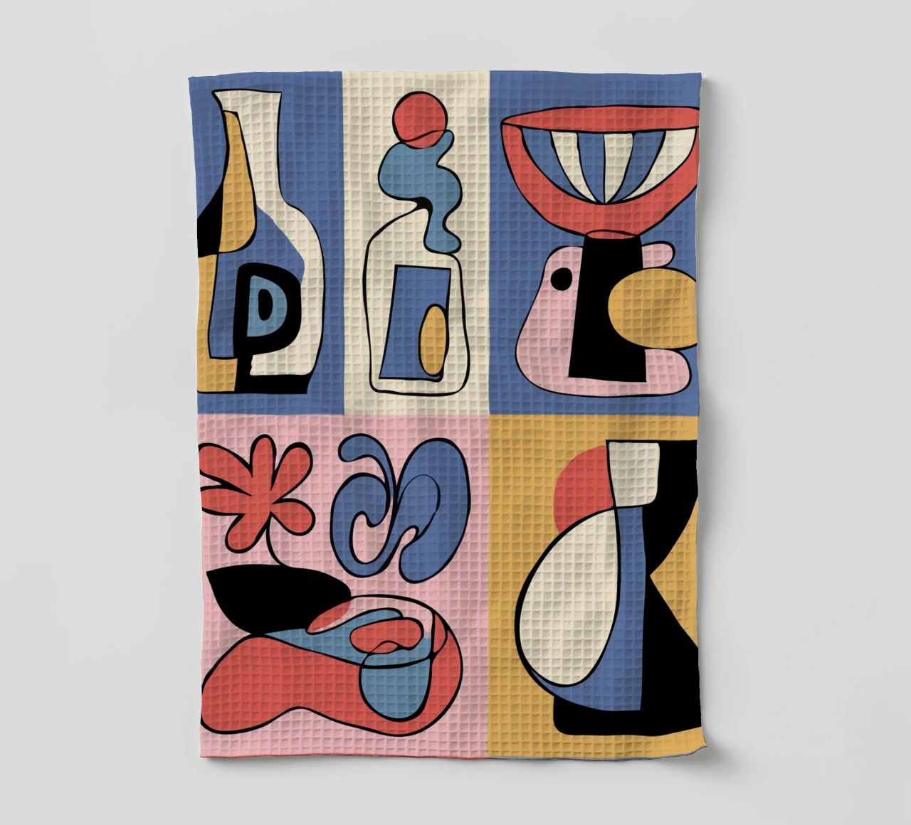 Bold abstract shapes torchon de ramosashop
