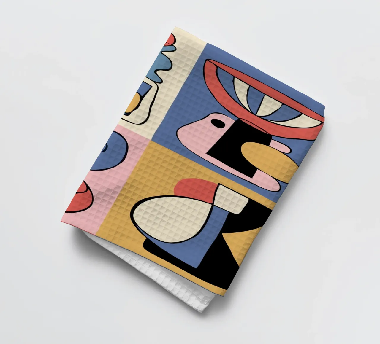 Bold abstract shapes canovaccio da cucina da ramosashop