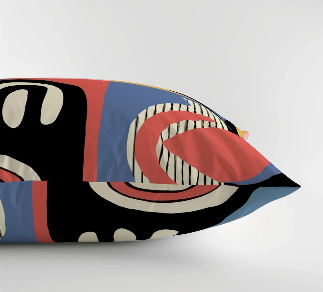 Vibrant abstract shapes and bold cuscino da ramosashop