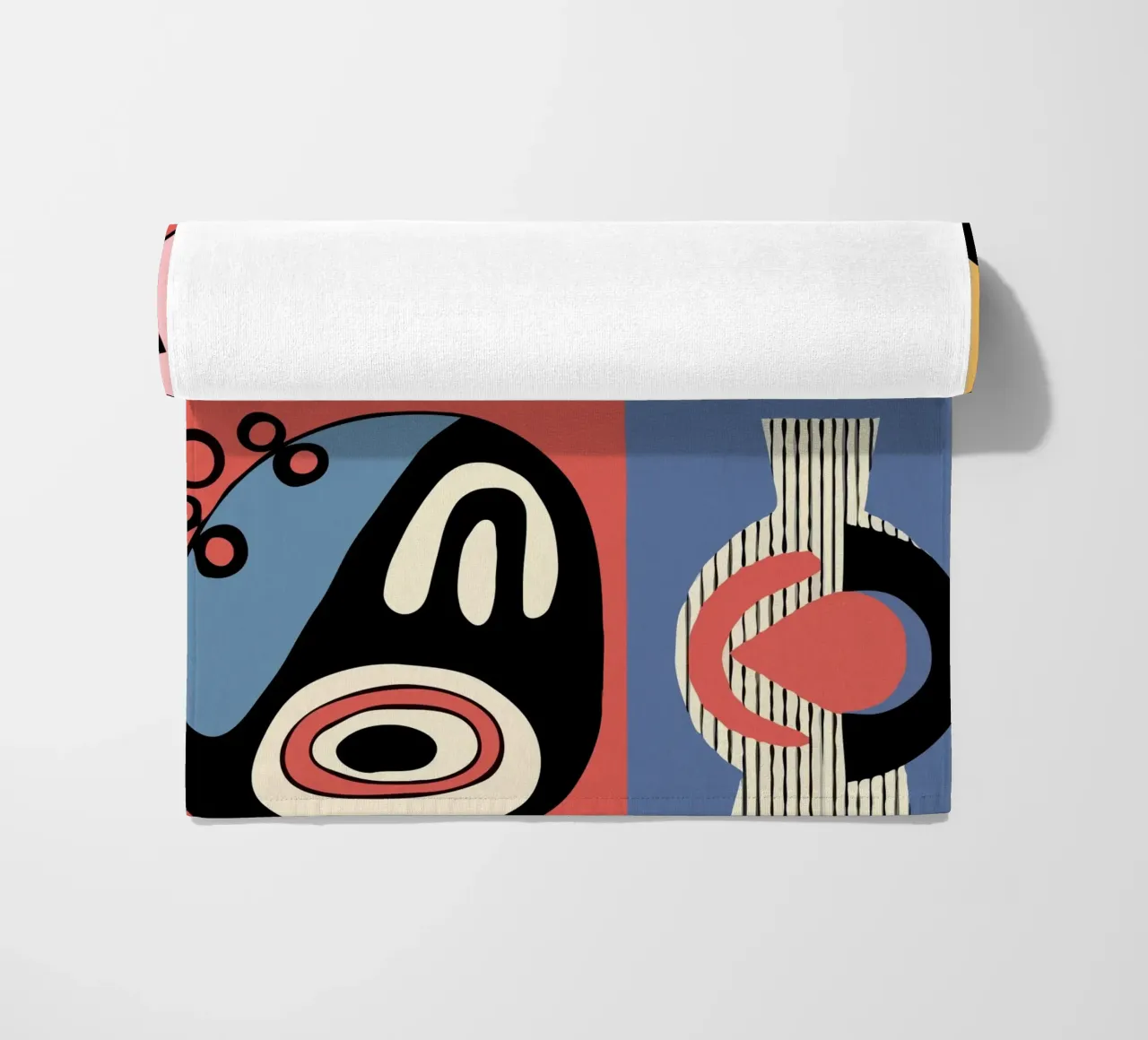 Vibrant abstract shapes and bold telo mare da ramosashop