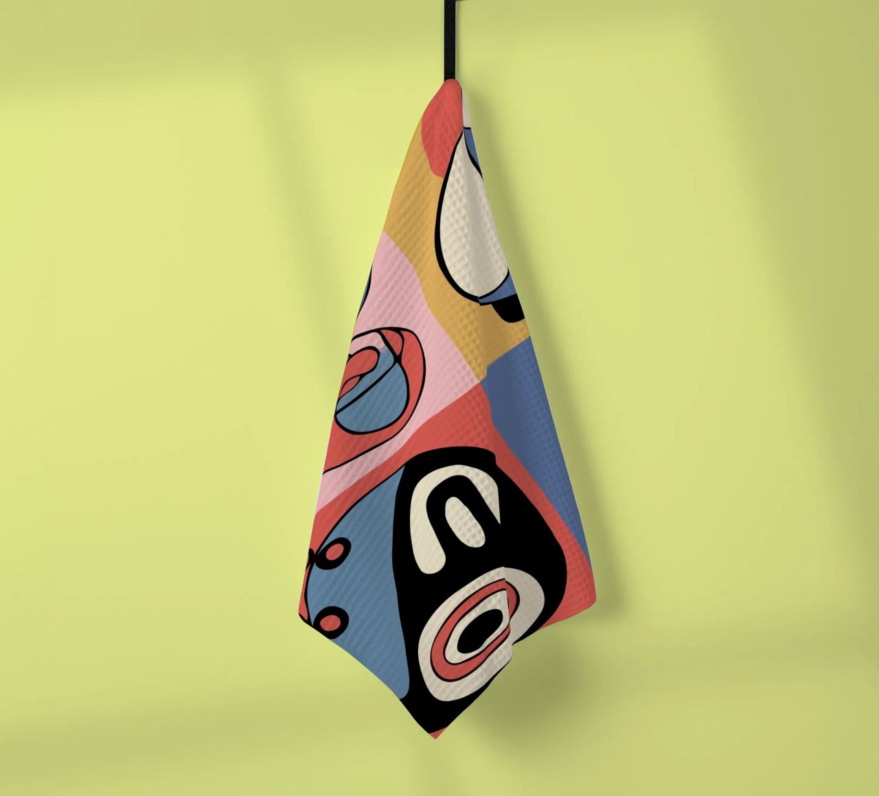 Vibrant abstract shapes and bold torchon de ramosashop