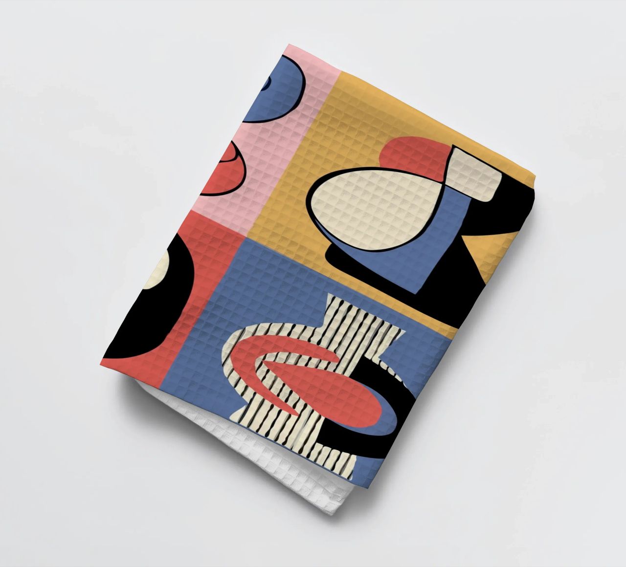 Vibrant abstract shapes and bold torchon de ramosashop