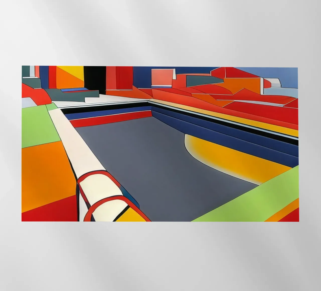 Piscina pellicola backlit da Abstract Art by LK
