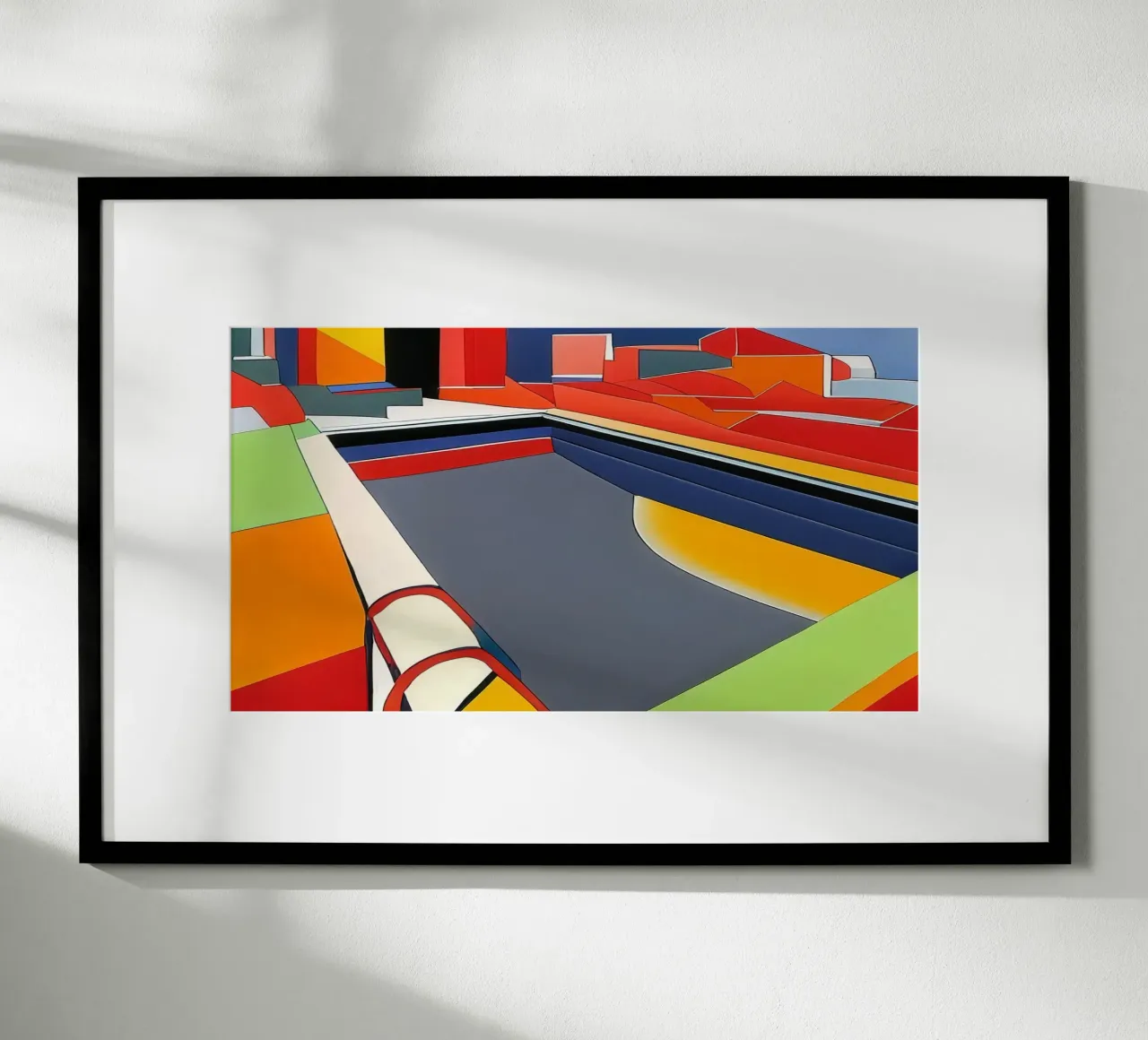 Piscina poster da Abstract Art by LK