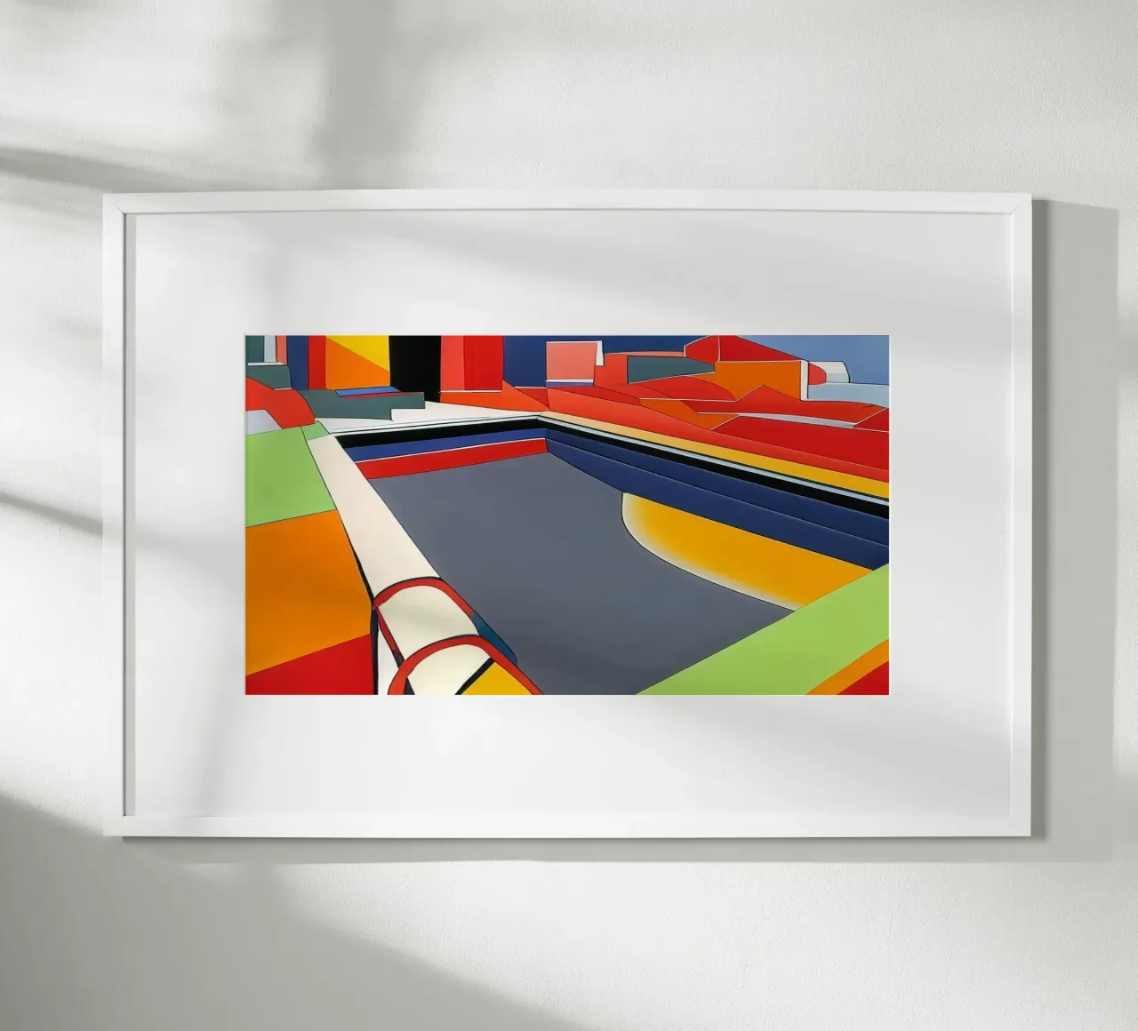 Piscina poster da Abstract Art by LK