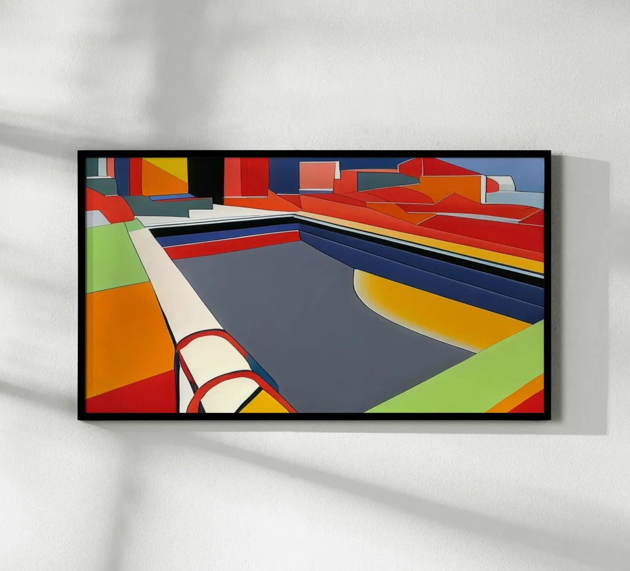 Piscina poster da Abstract Art by LK