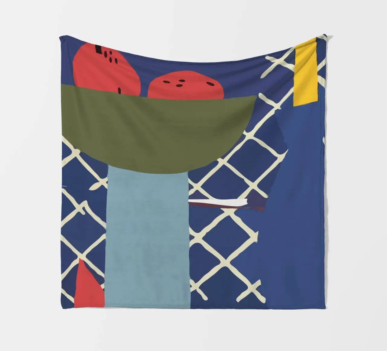 minimalist composition coperta in pile da ramosashop