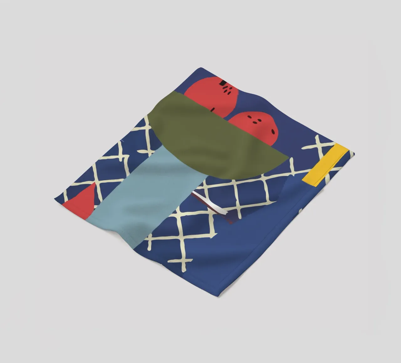 minimalist composition coperta in pile da ramosashop