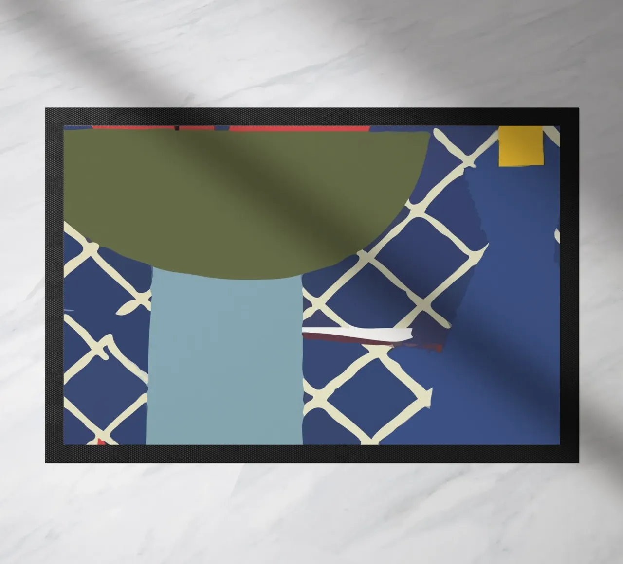 minimalist composition doormat by ramosashop