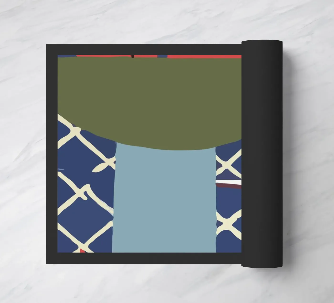 minimalist composition doormat by ramosashop