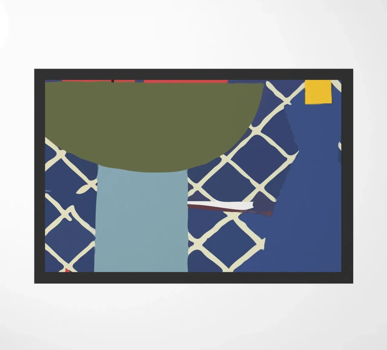 minimalist composition doormat by ramosashop