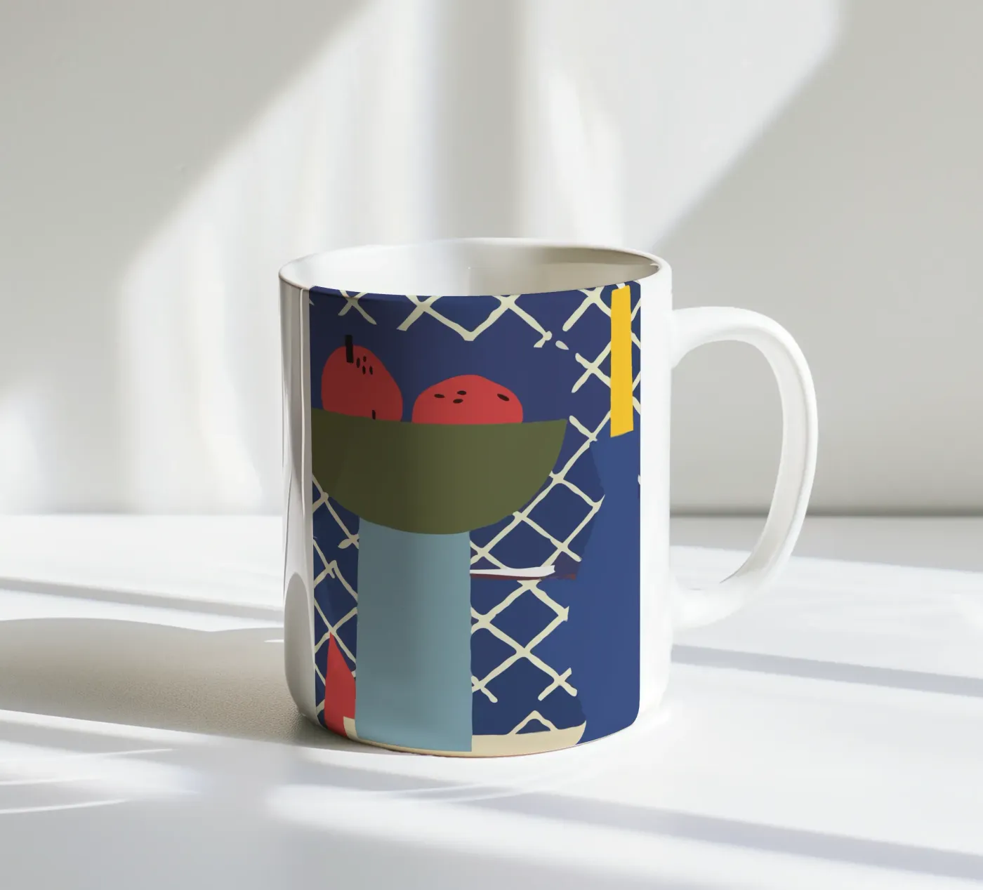 minimalist composition ceramic mug by ramosashop