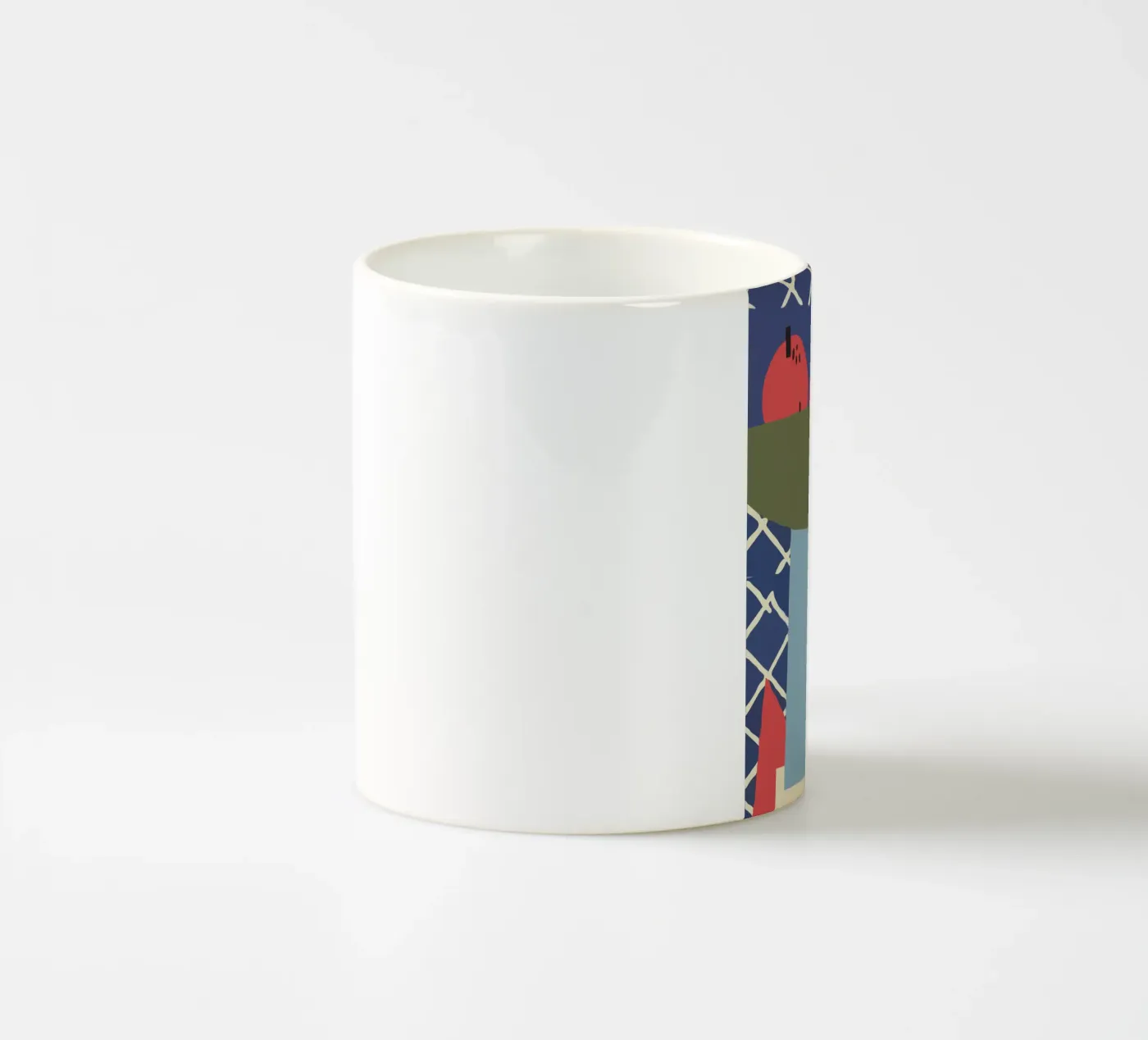minimalist composition ceramic mug by ramosashop