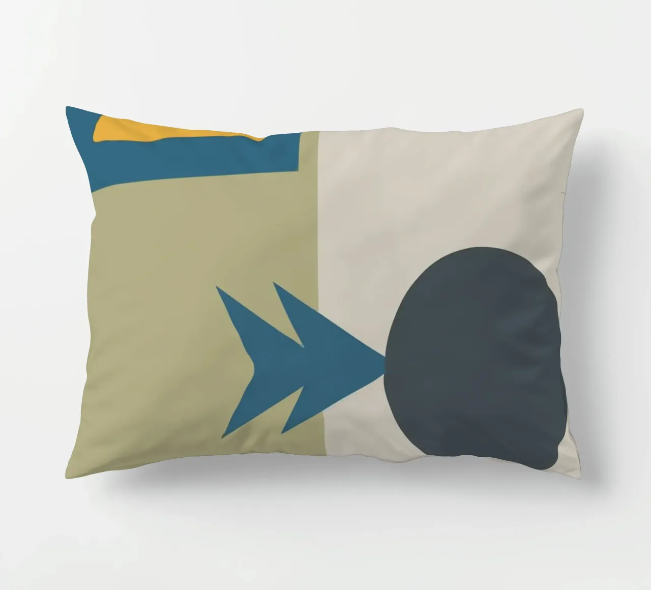 Geometric shapes in muted colors cuscino da ramosashop