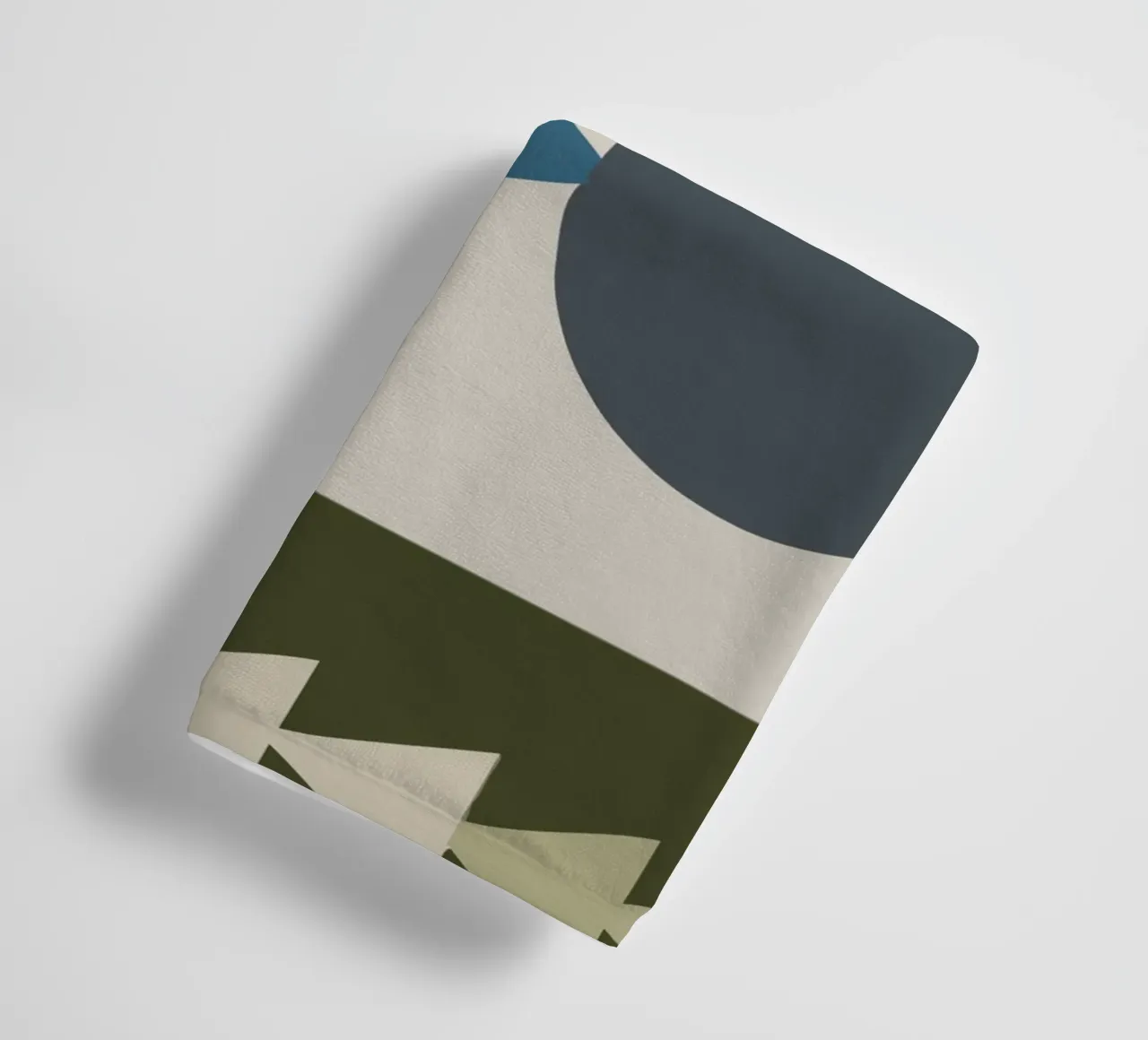 Geometric shapes in muted colors towel by ramosashop
