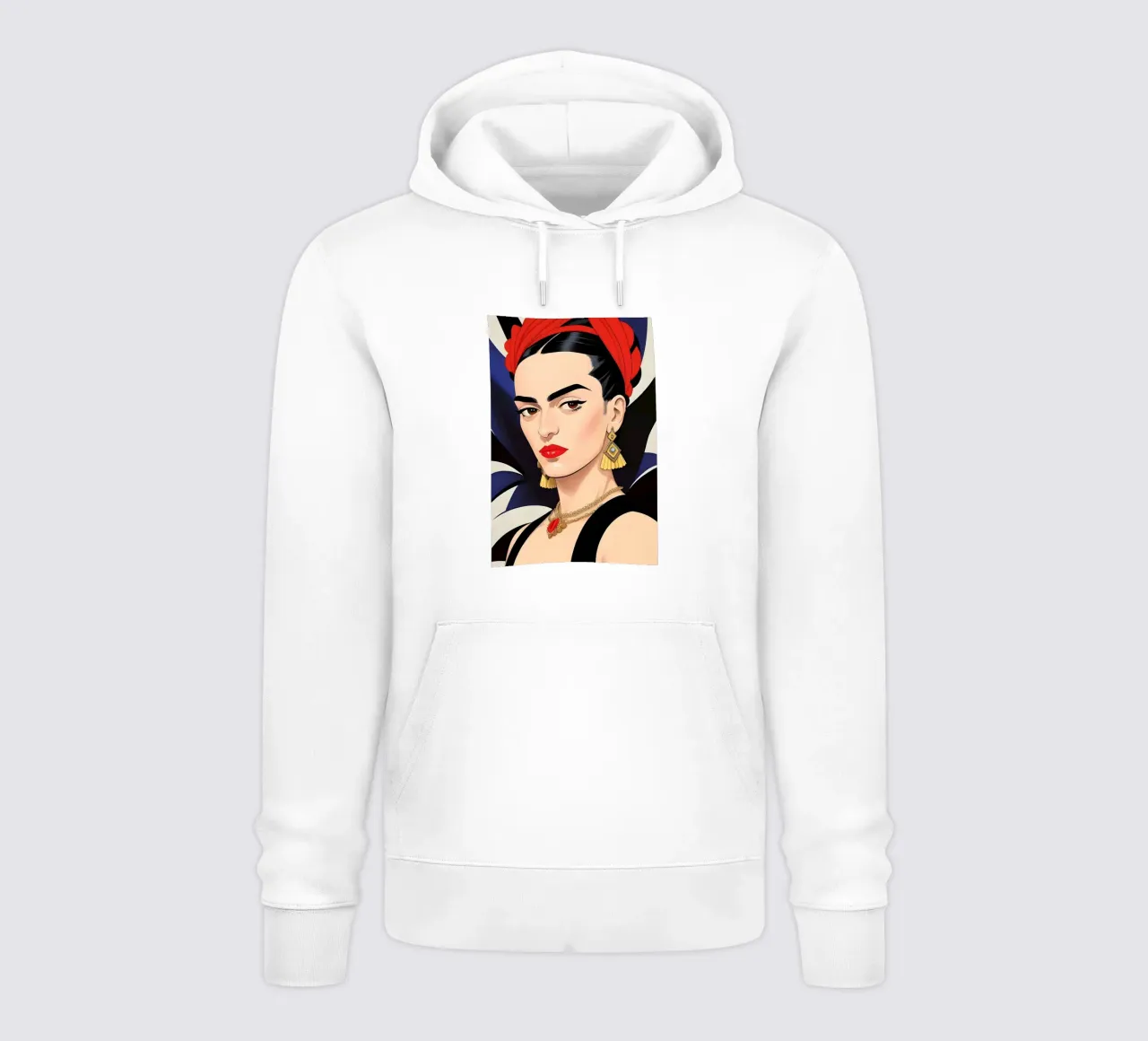 Frida Kahlo Eclettico felpa con cappuccio da ART DECO
