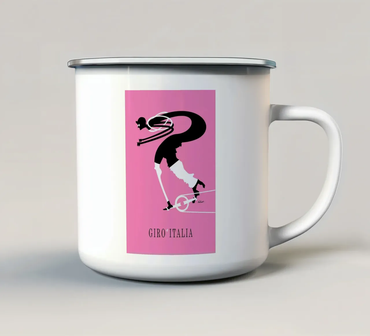 Giro tazza in smalto da Michael Valenti
