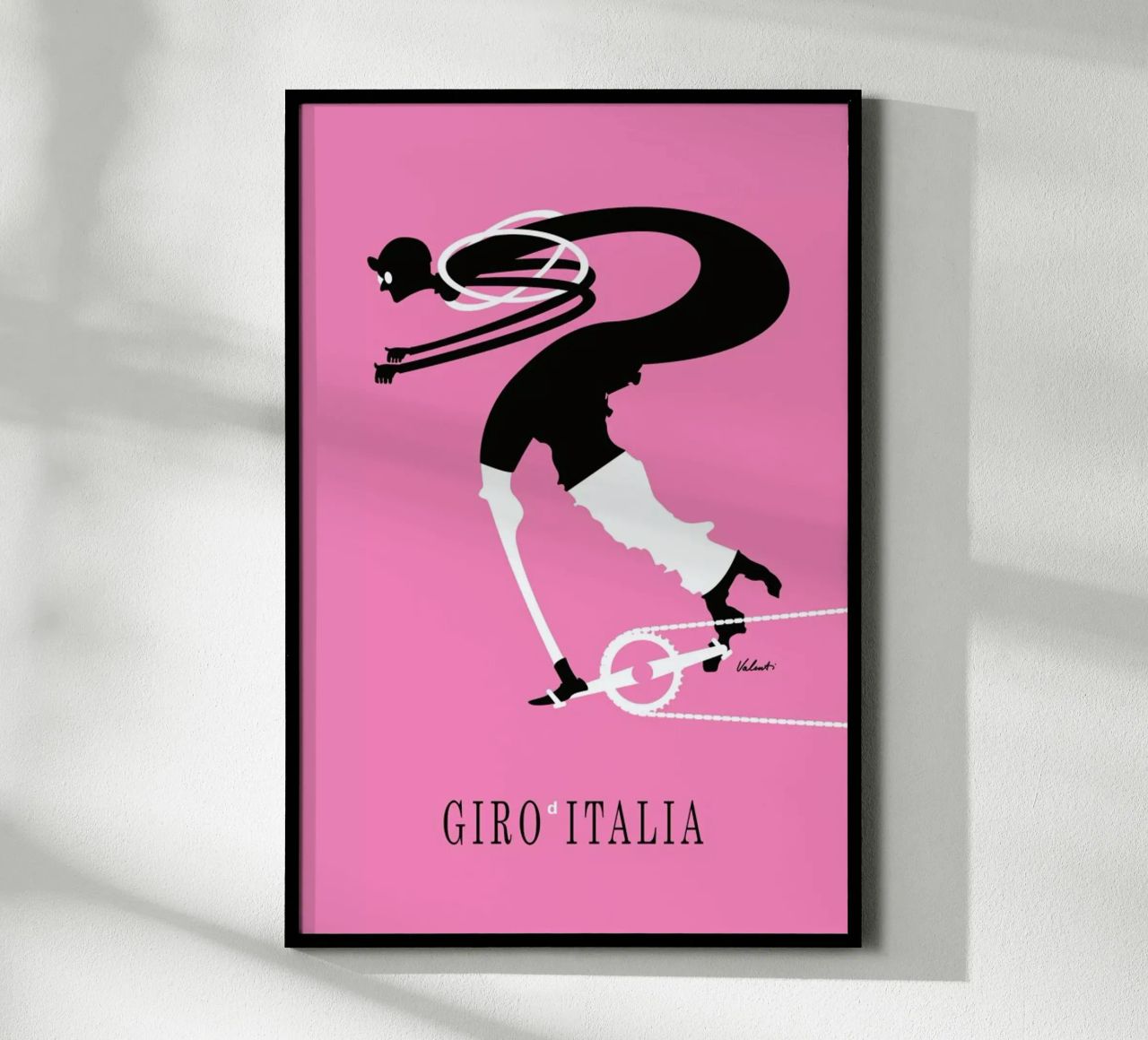 Giro poster by Michael Valenti