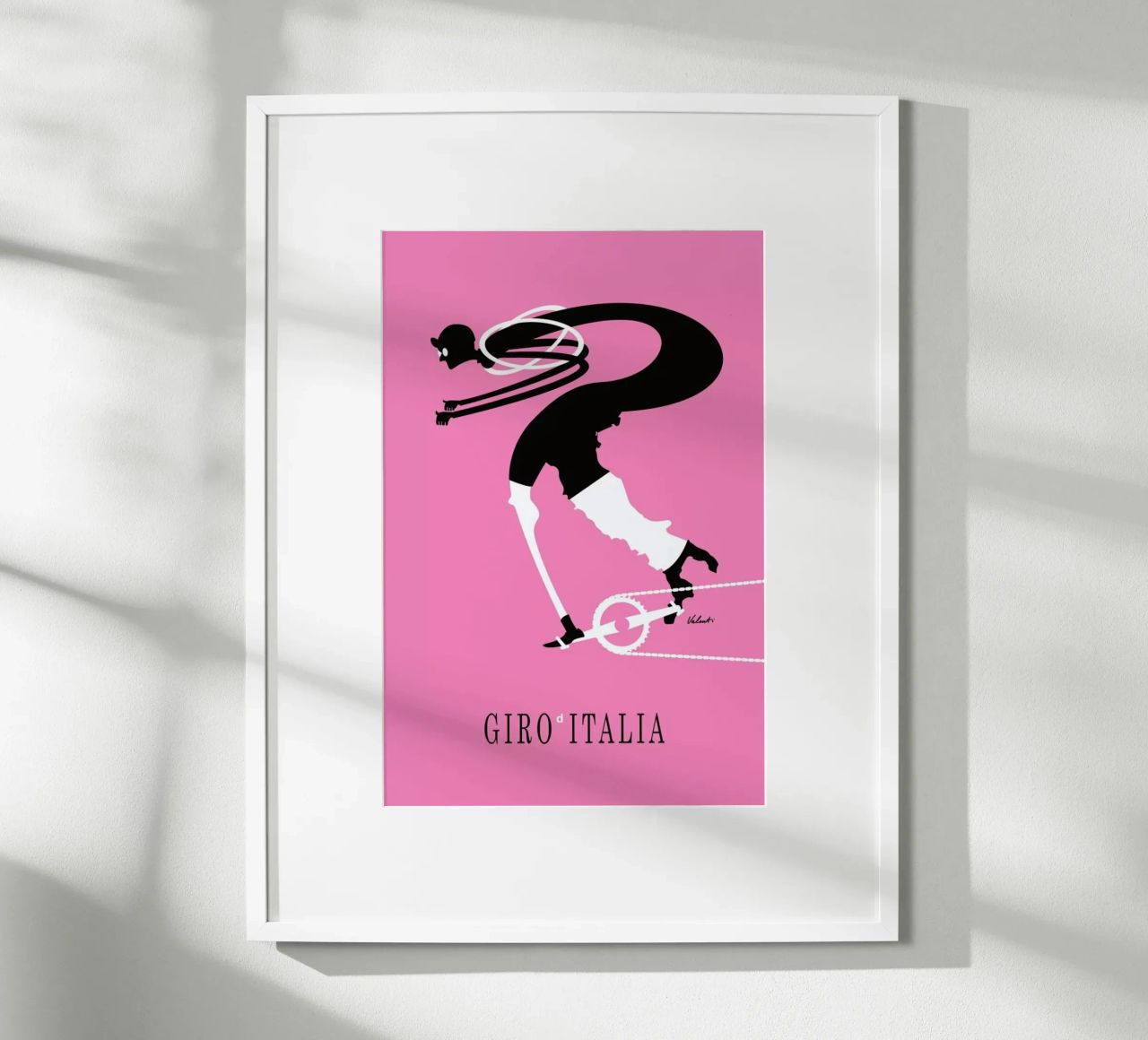 Giro poster by Michael Valenti