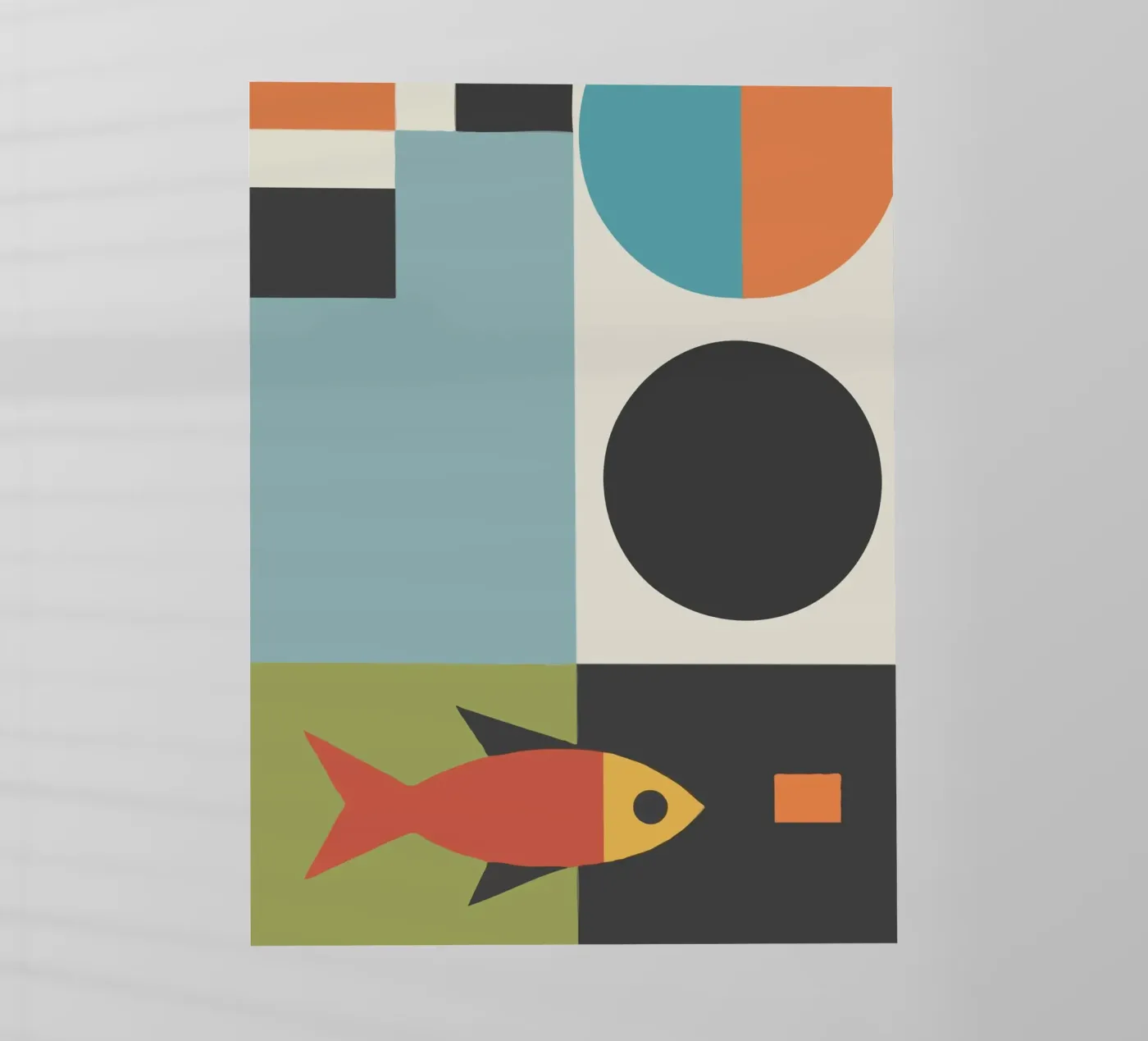 geometric composition backlit folie van ramosashop