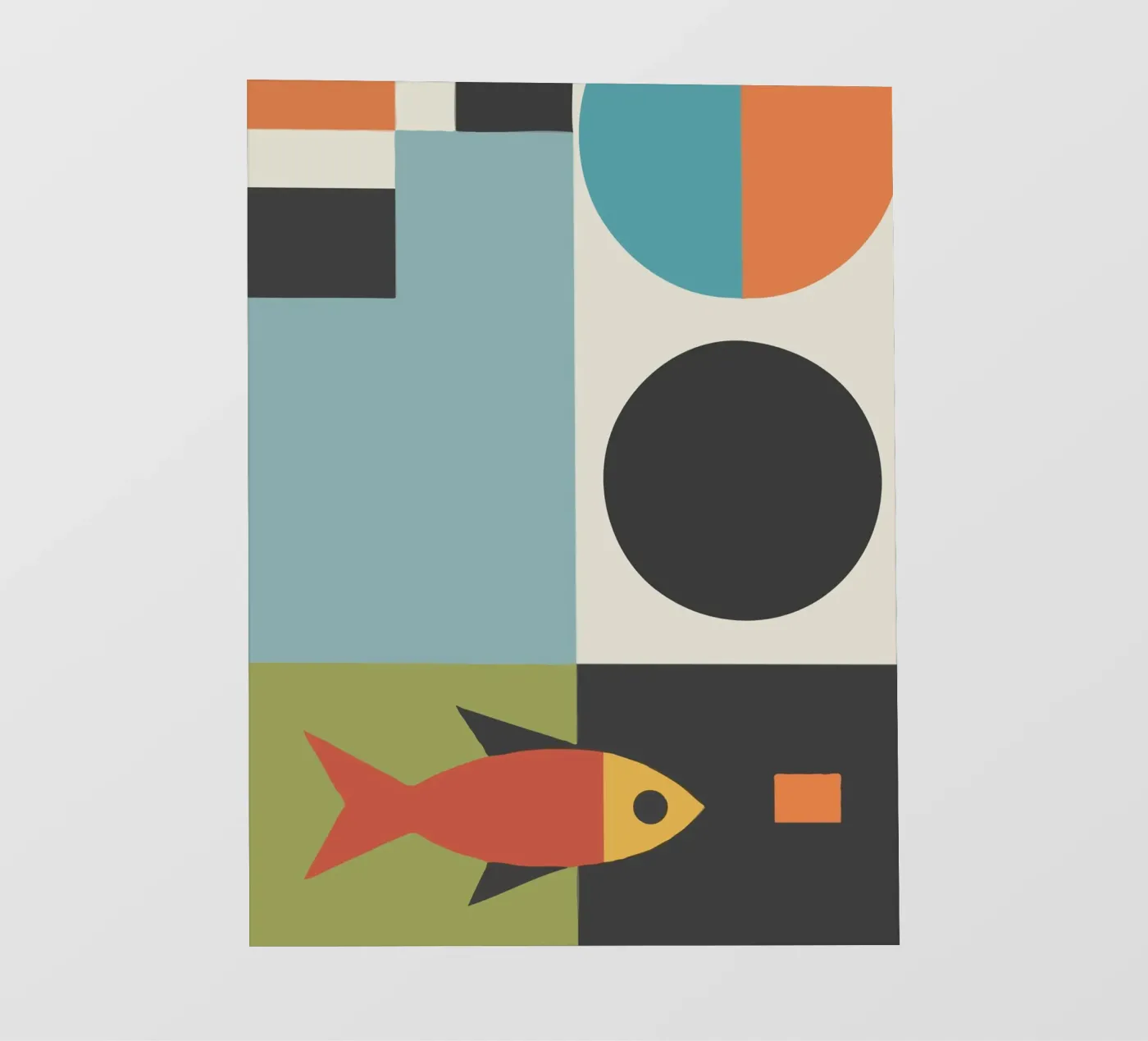 geometric composition backlit folie van ramosashop