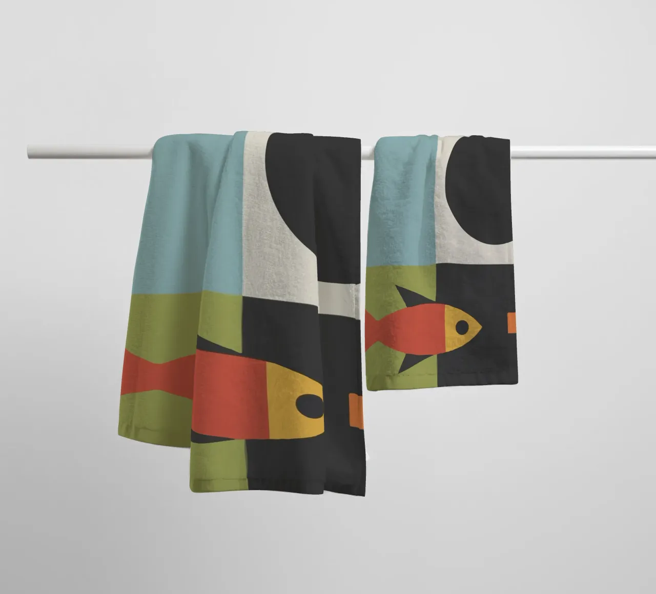 geometric composition asciugamano da bagno da ramosashop