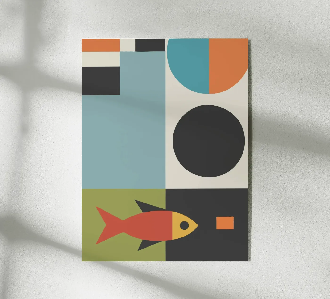 geometric composition Acryl-Glas von ramosashop