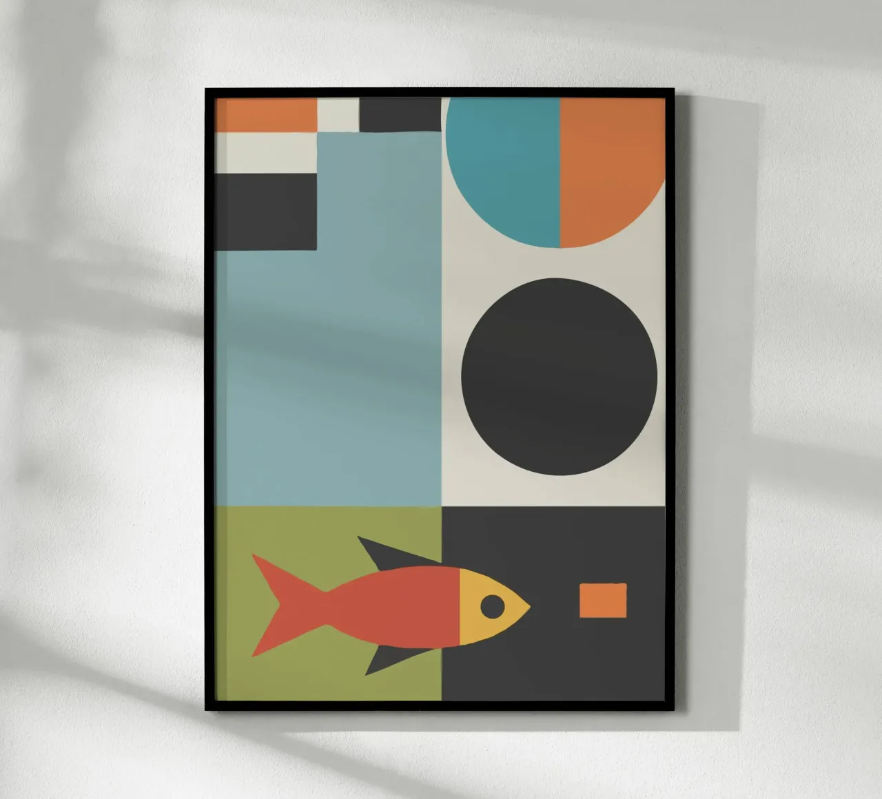 geometric composition poster de ramosashop