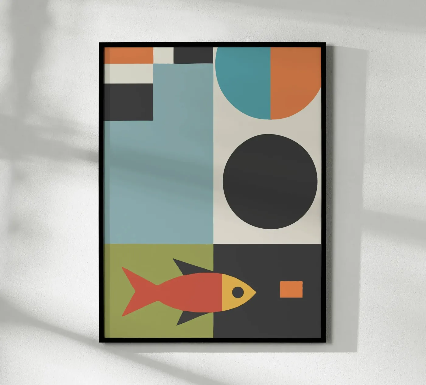 geometric composition poster van ramosashop