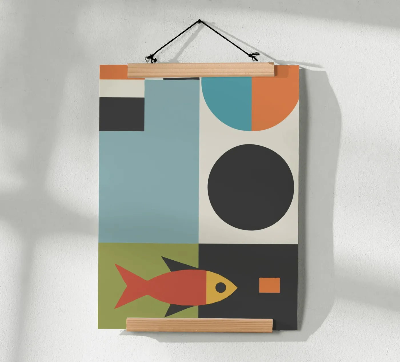 geometric composition poster van ramosashop