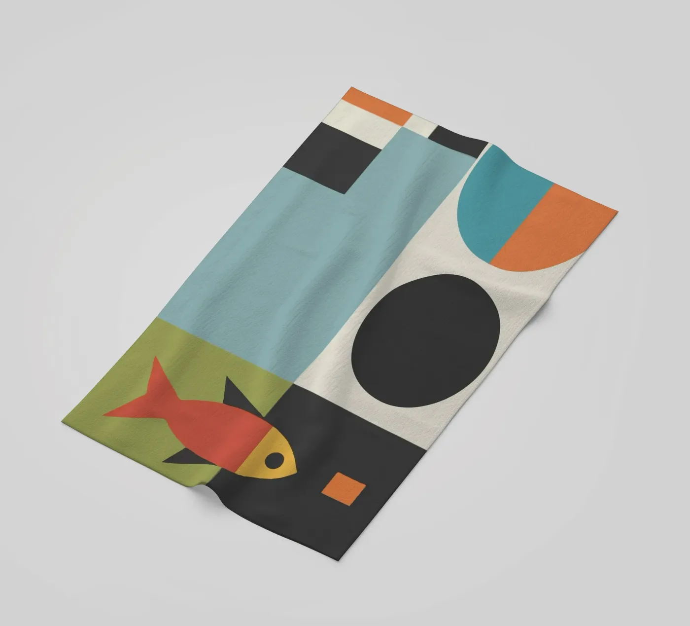 geometric composition Strandtuch von ramosashop