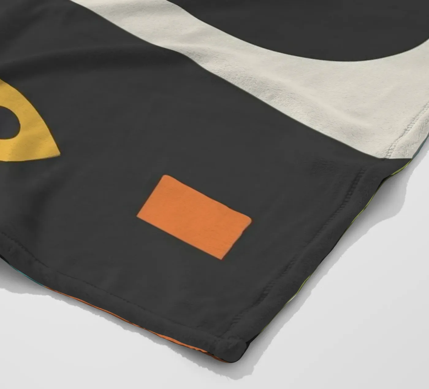 geometric composition coperta in pile da ramosashop