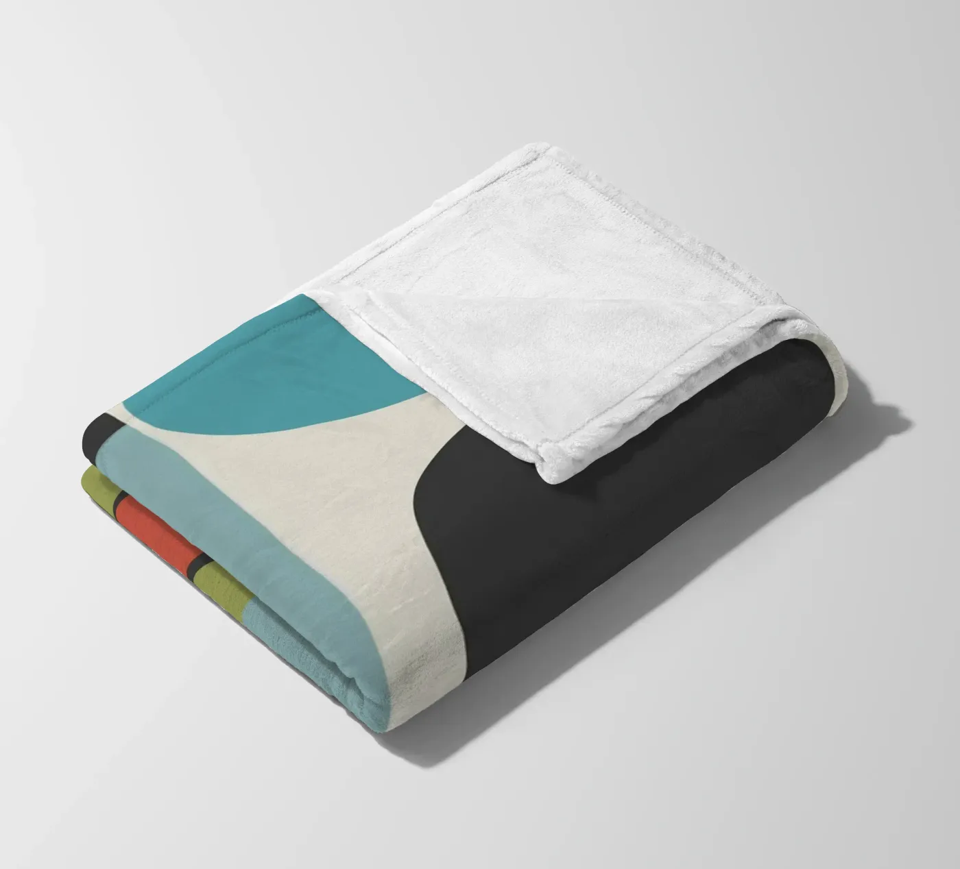 geometric composition coperta in pile da ramosashop