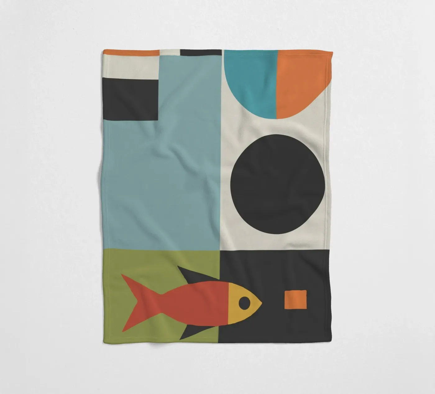 geometric composition coperta in pile da ramosashop