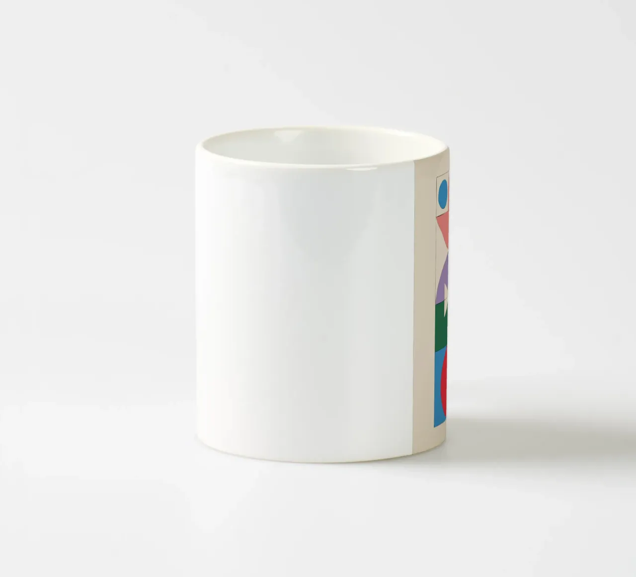composition featuring bold geometric tazza in ceramica da ramosashop