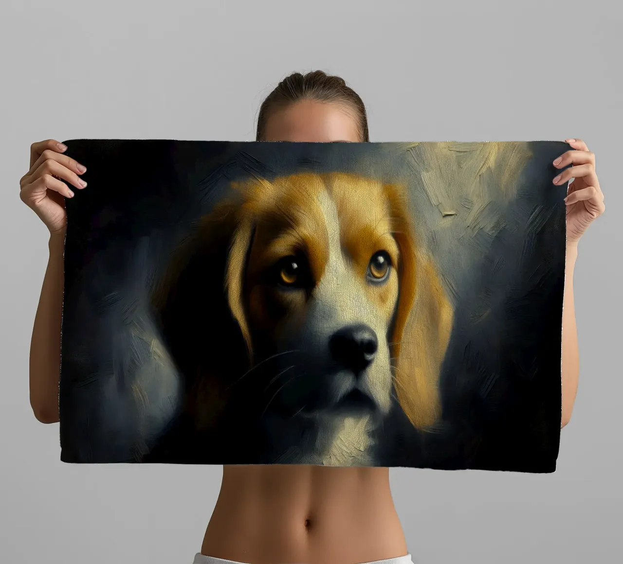 Beagle - Immagine animale asciugamano da bagno da hunde-katzen-tiere
