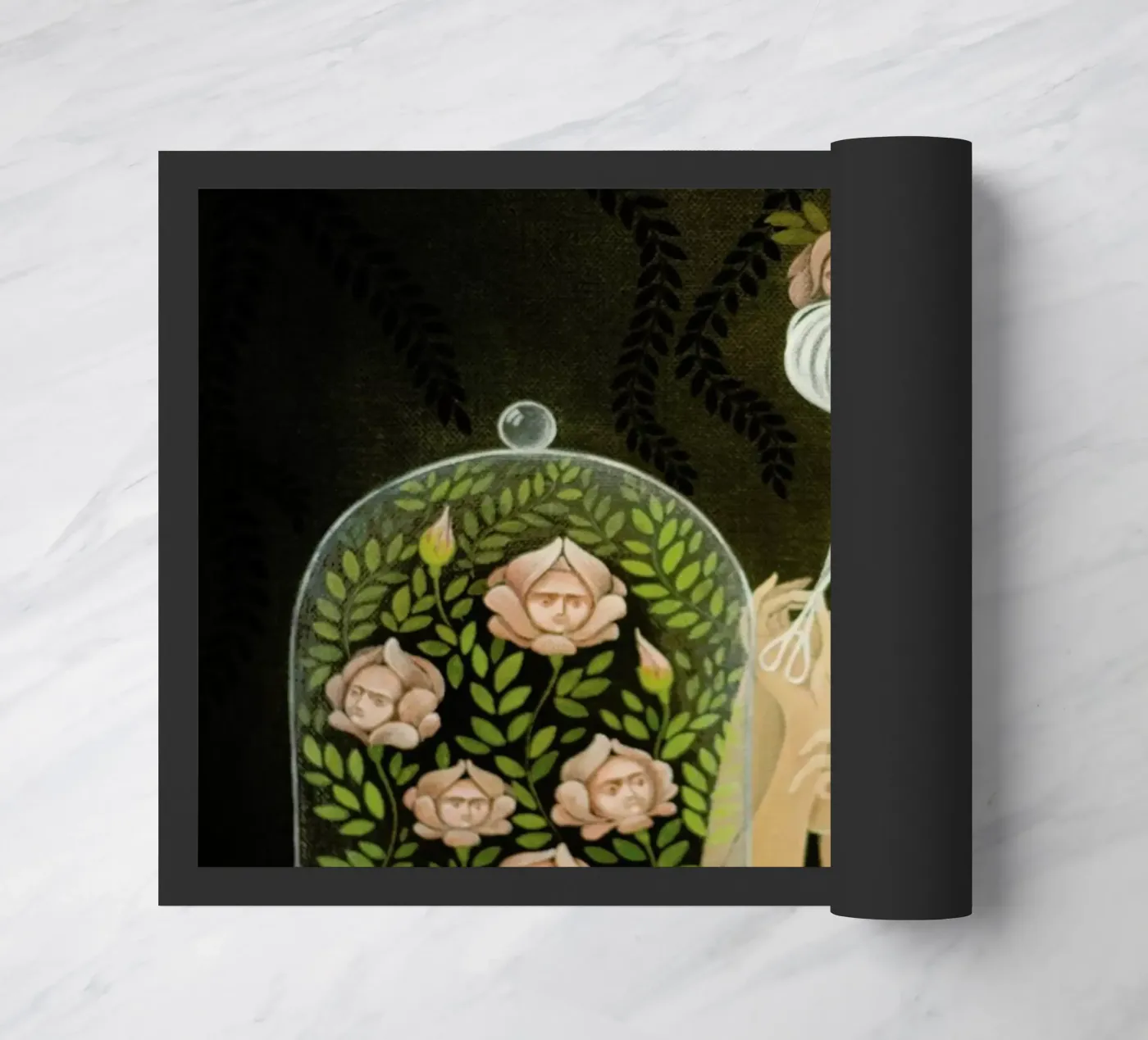 Roses doormat by Lesja Chernish