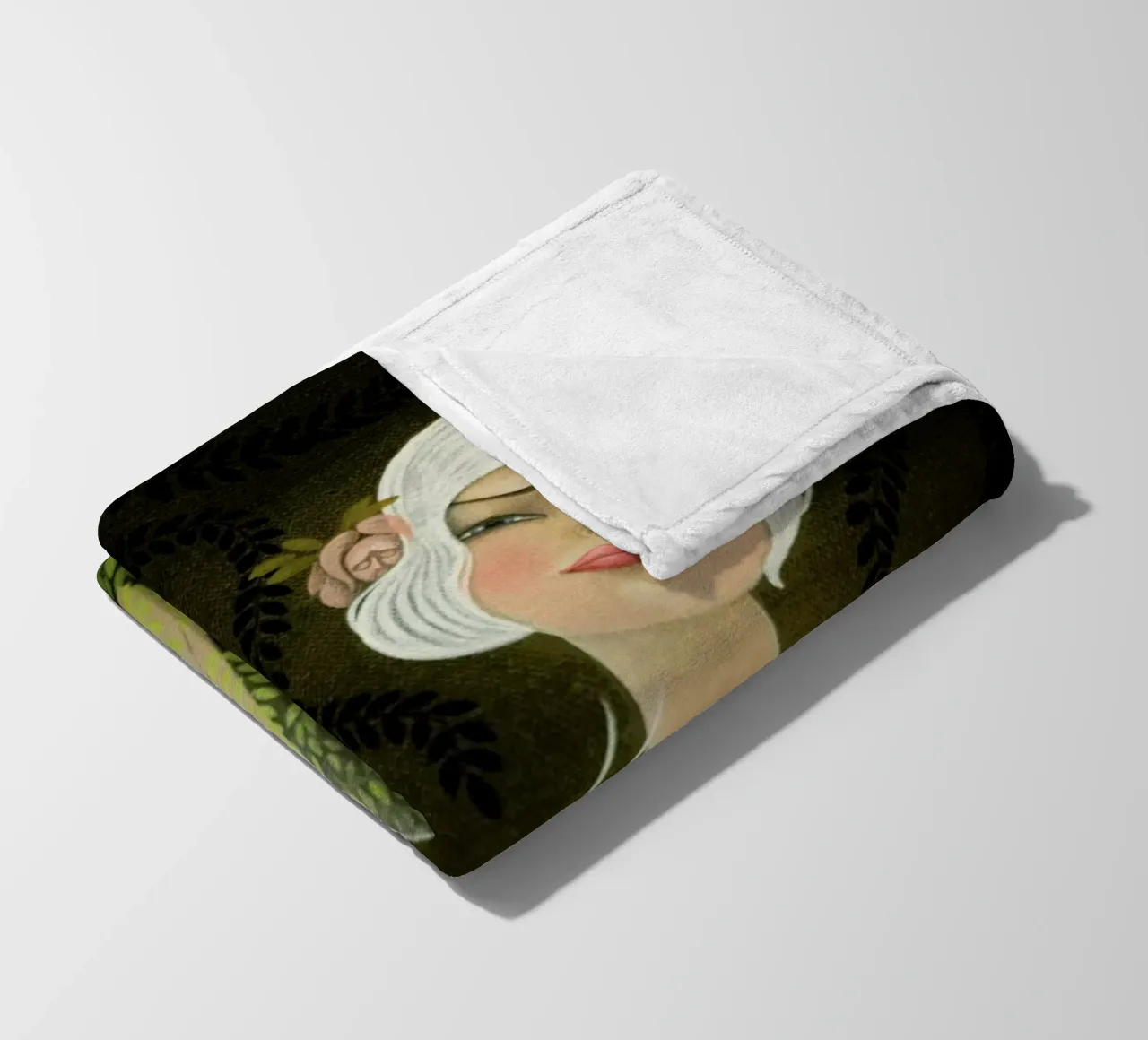 Roses fleece blanket by Lesja Chernish